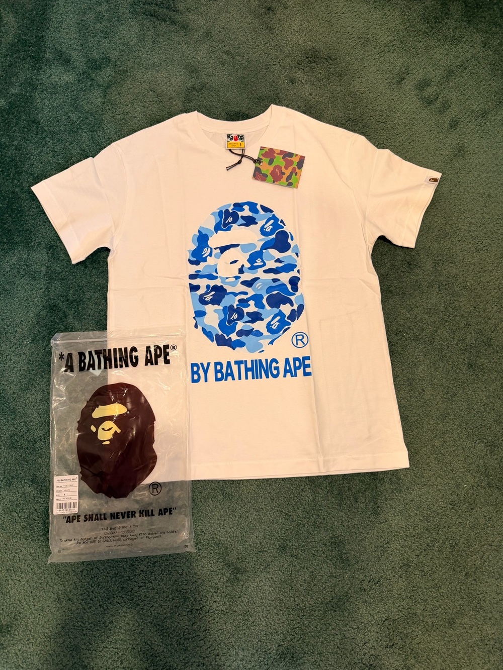 Bape T-shirt size S and M